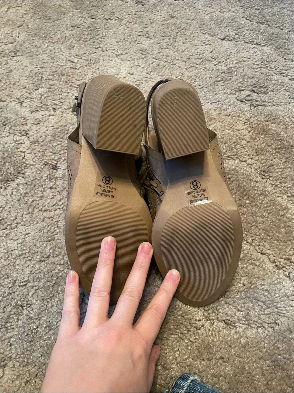 MANHATTAN COLLECTION Peep Toe Sandals